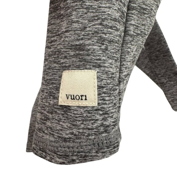 Vuori Elevation Square Neck Tank Top Grey Slim Fit Dreamknit Move Bra Size Small - Picture 5 of 8